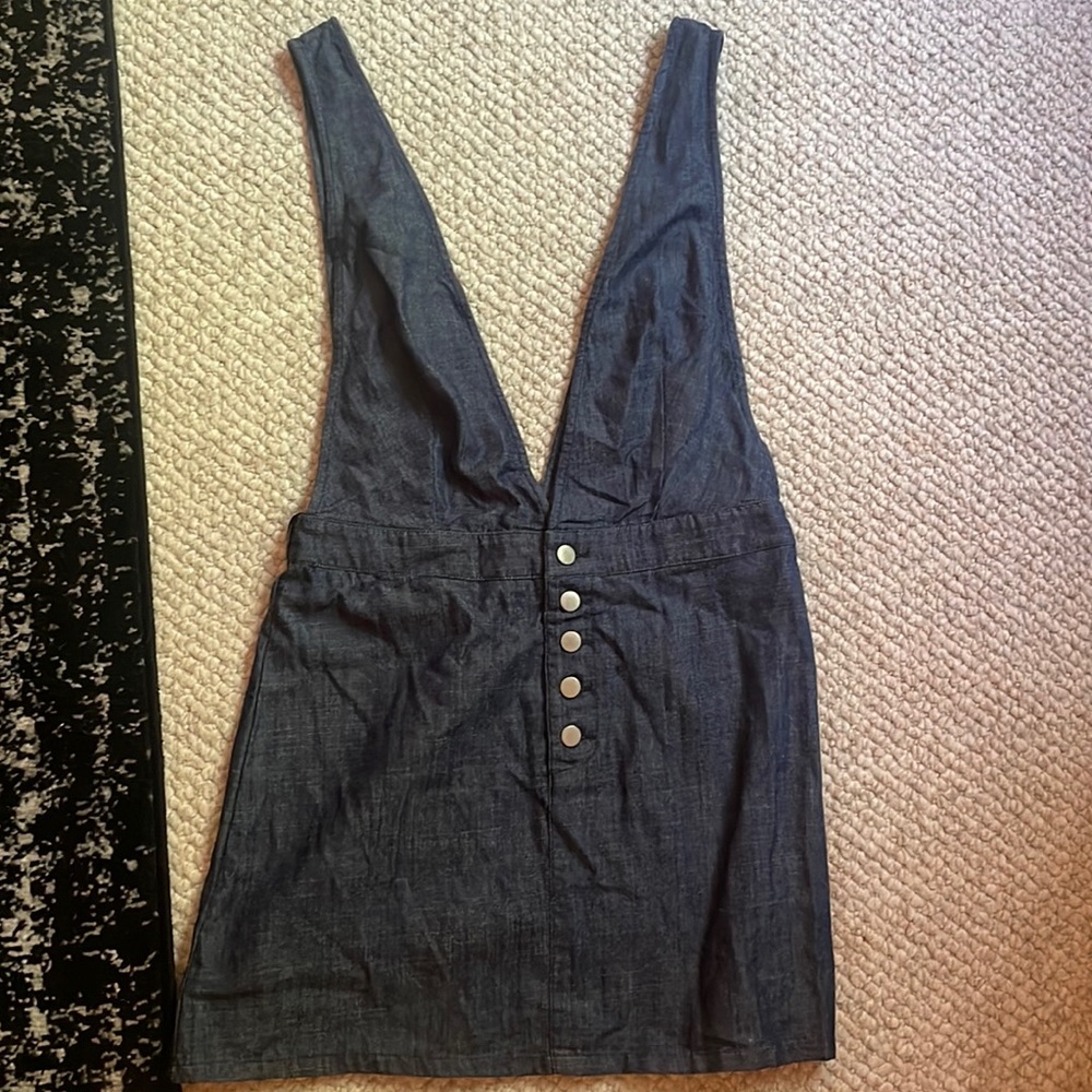 Denim Overall Dress